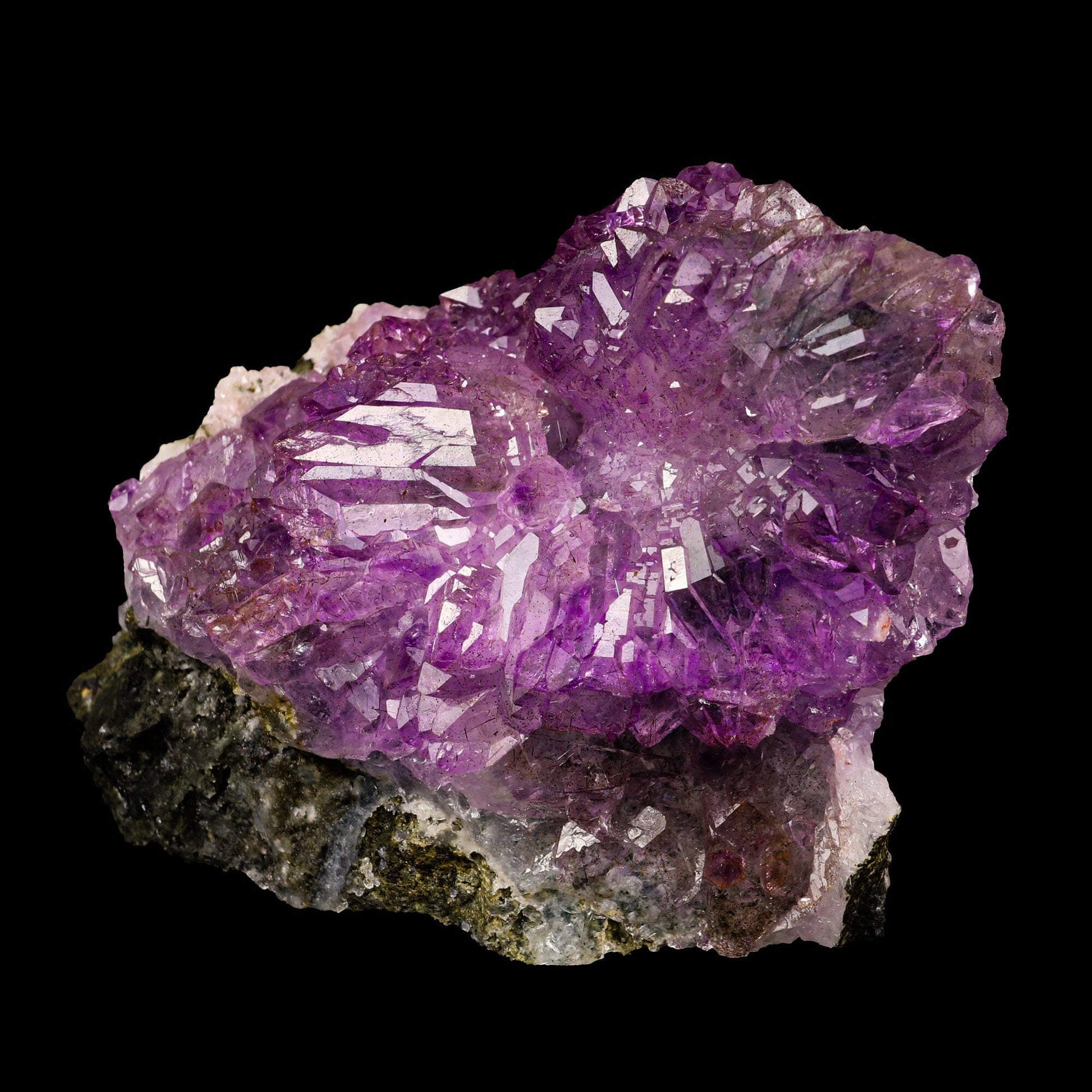 Karur Amethyst with Rutile | 169g Natural Specimen – Amethyst