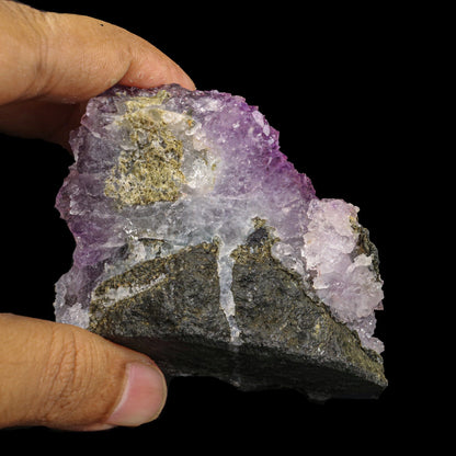 Karur Amethyst with Rutile | 169g Natural Specimen – Amethyst