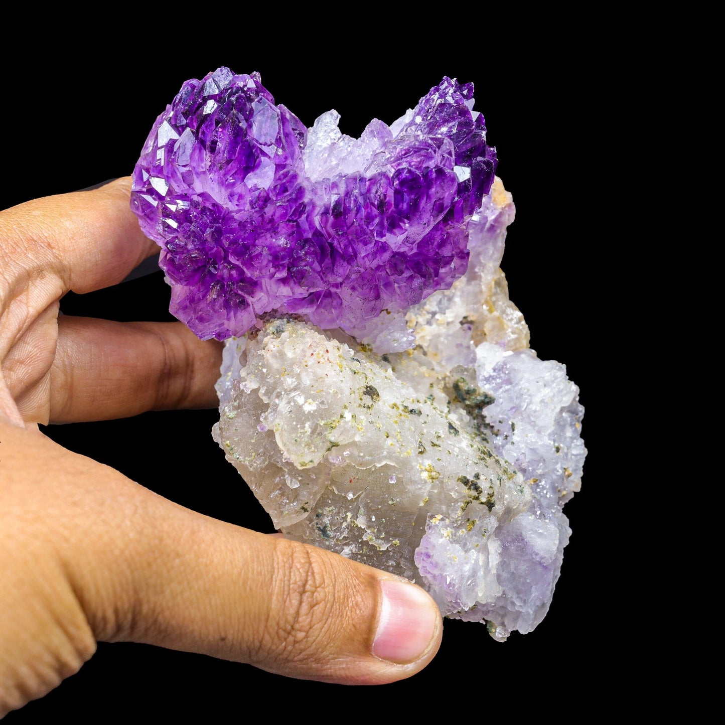 Rare Amethyst from Karur Natural Mineral Specimen USA – Amethyst