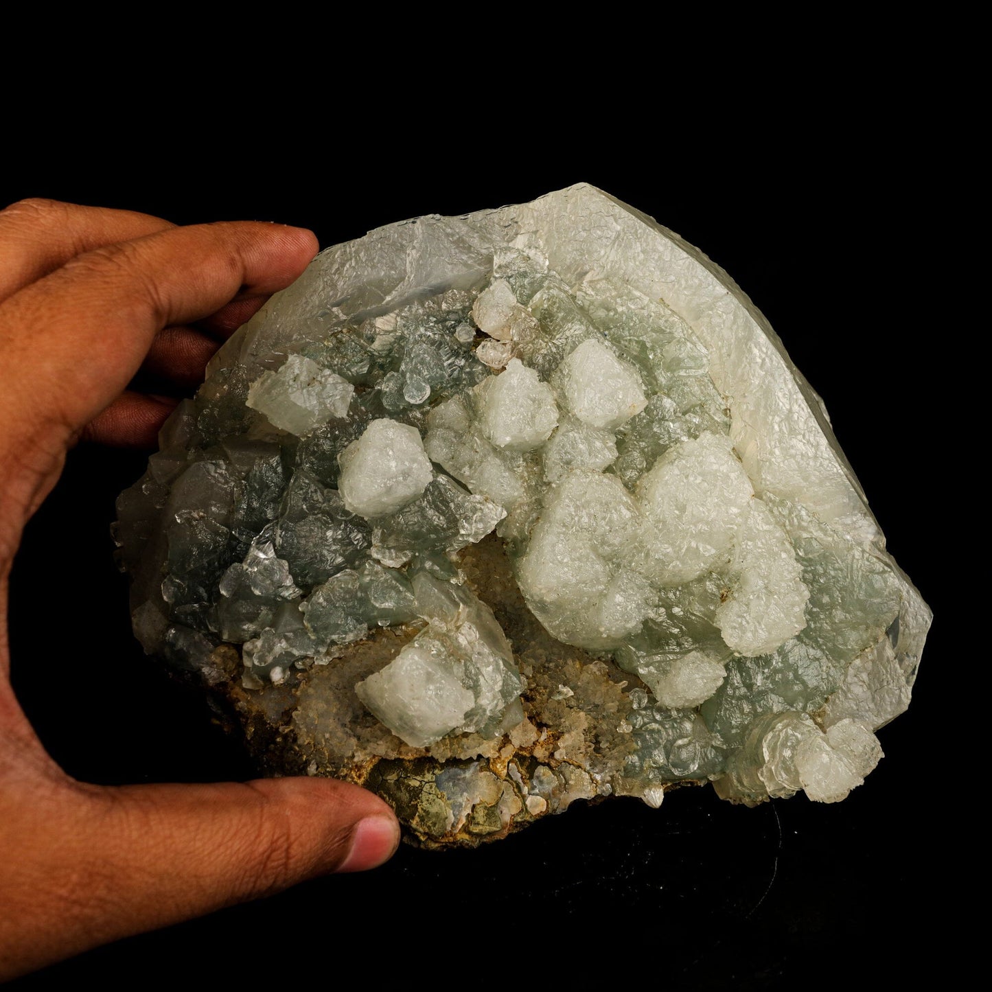 Mint Green Calcite Plate Formation 7" - Nashik India – Calcite