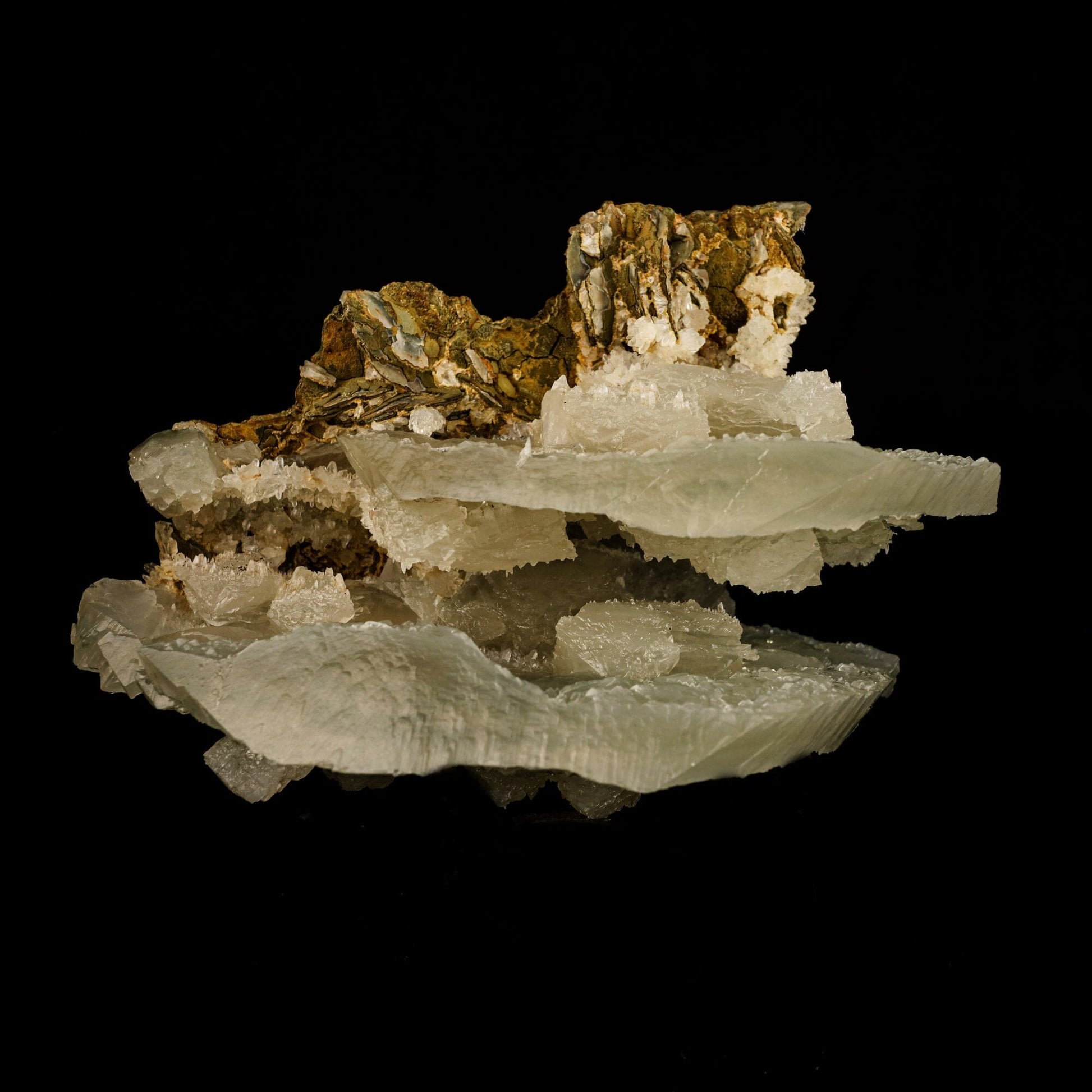 Mint Green Calcite Plate Formation 7" - Nashik India – Calcite