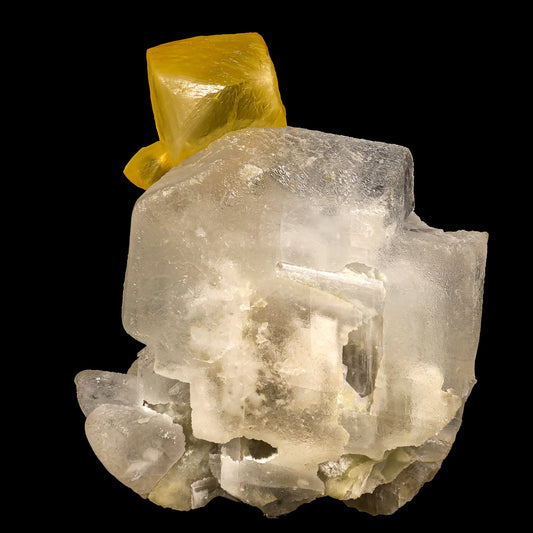 Rare Calcite on Barite Natural Mineral Specimen (USA) – Calcite