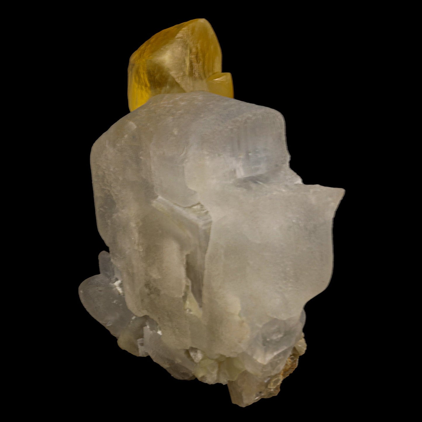 Rare Calcite on Barite Natural Mineral Specimen (USA) – Calcite