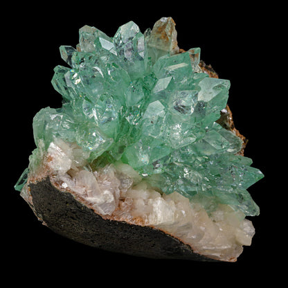 Rare Green Floral Apophyllite sharp terminated Natural Mineral Specimen USA – Apohyllite