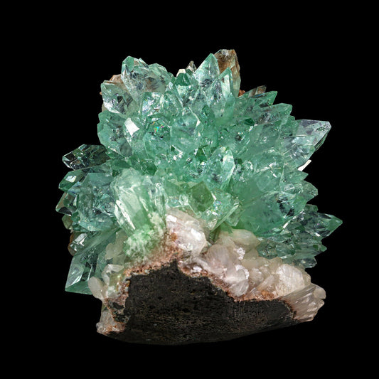 Rare Green Floral Apophyllite sharp terminated Natural Mineral Specimen USA – Apohyllite