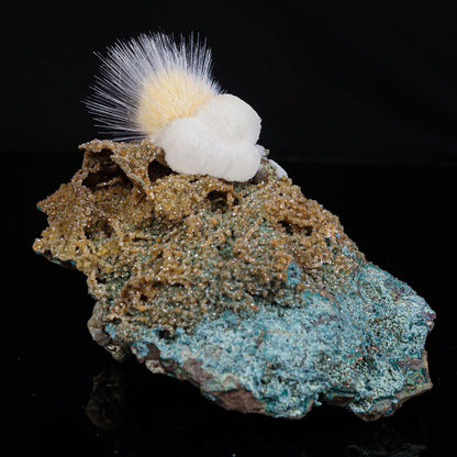 Rare New Find Thomsonite with Mesolite Natural Mineral Specimen # B 6839