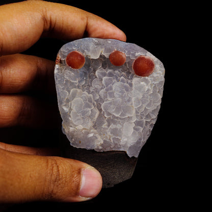 Rare Red Botryoidal Fluorites Natural mineral Specimen – Fluorite