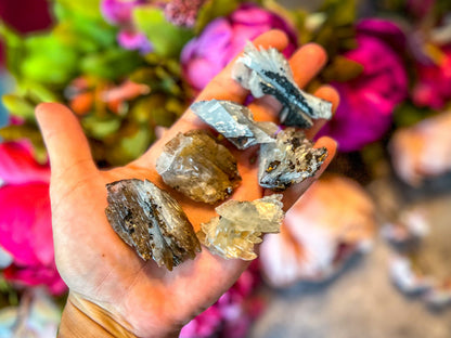 Raw Blue Barite Crystal Specimens – 20-29 grams
