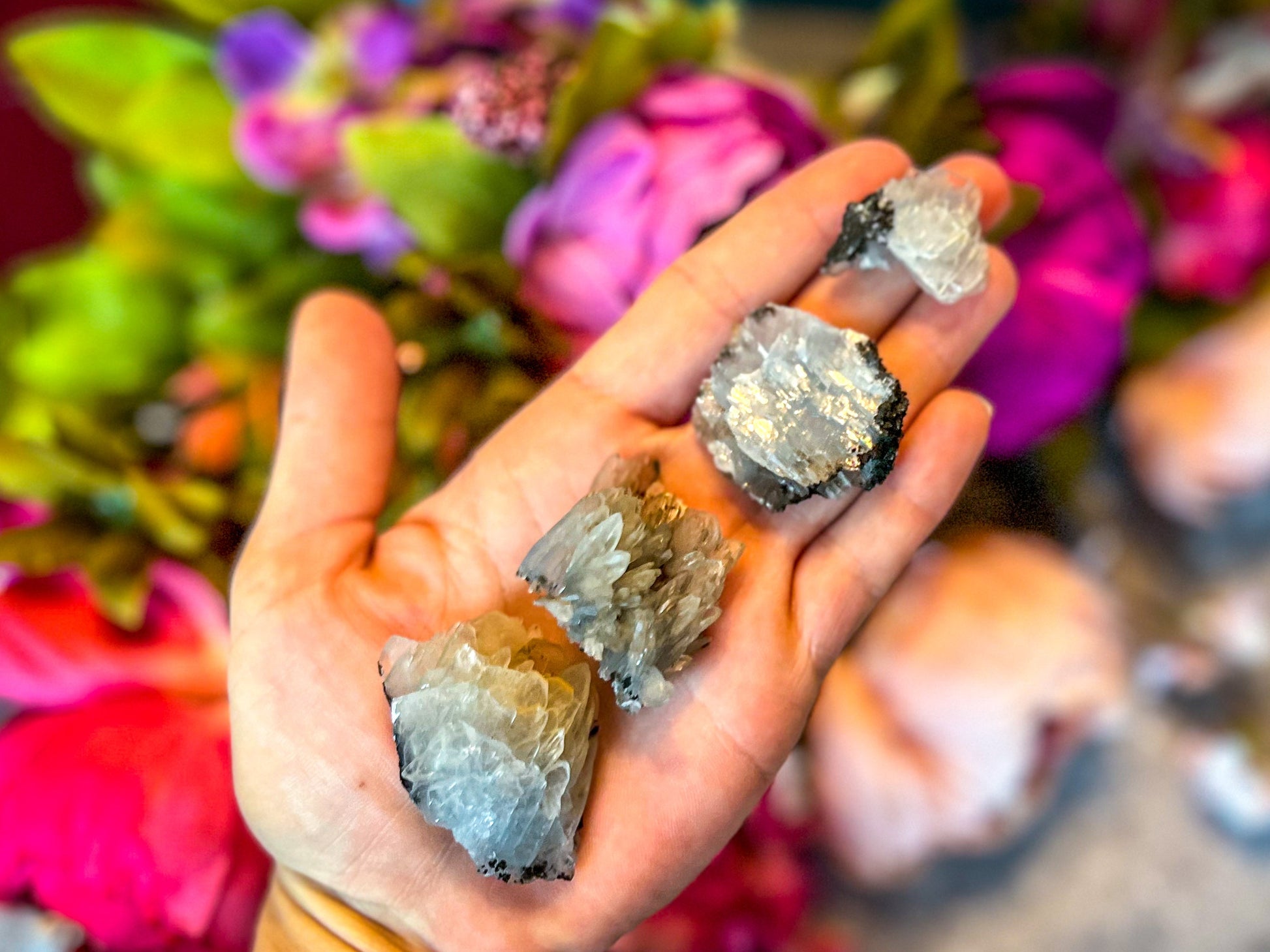 Raw Blue Barite Crystal Specimens –