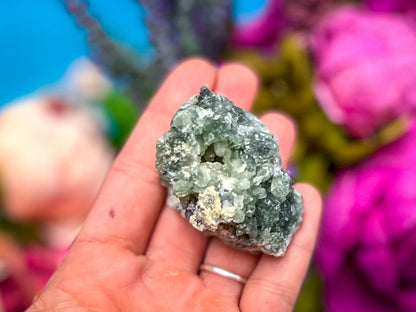 Raw Dark Green Prehnite Specimens – 71-80 GRAMS