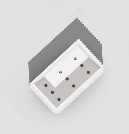 Ribbed Wall Planter Rectangle | 3D Printed Hanging Plant Pot – Wall Planter