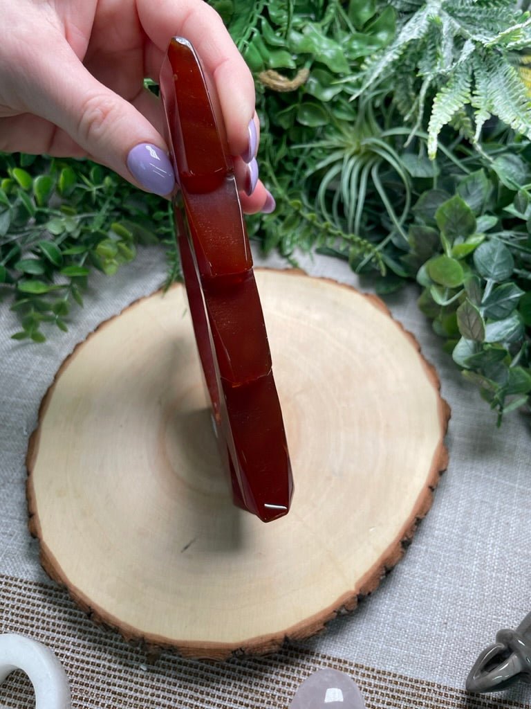 Red Druzy Agate Tree