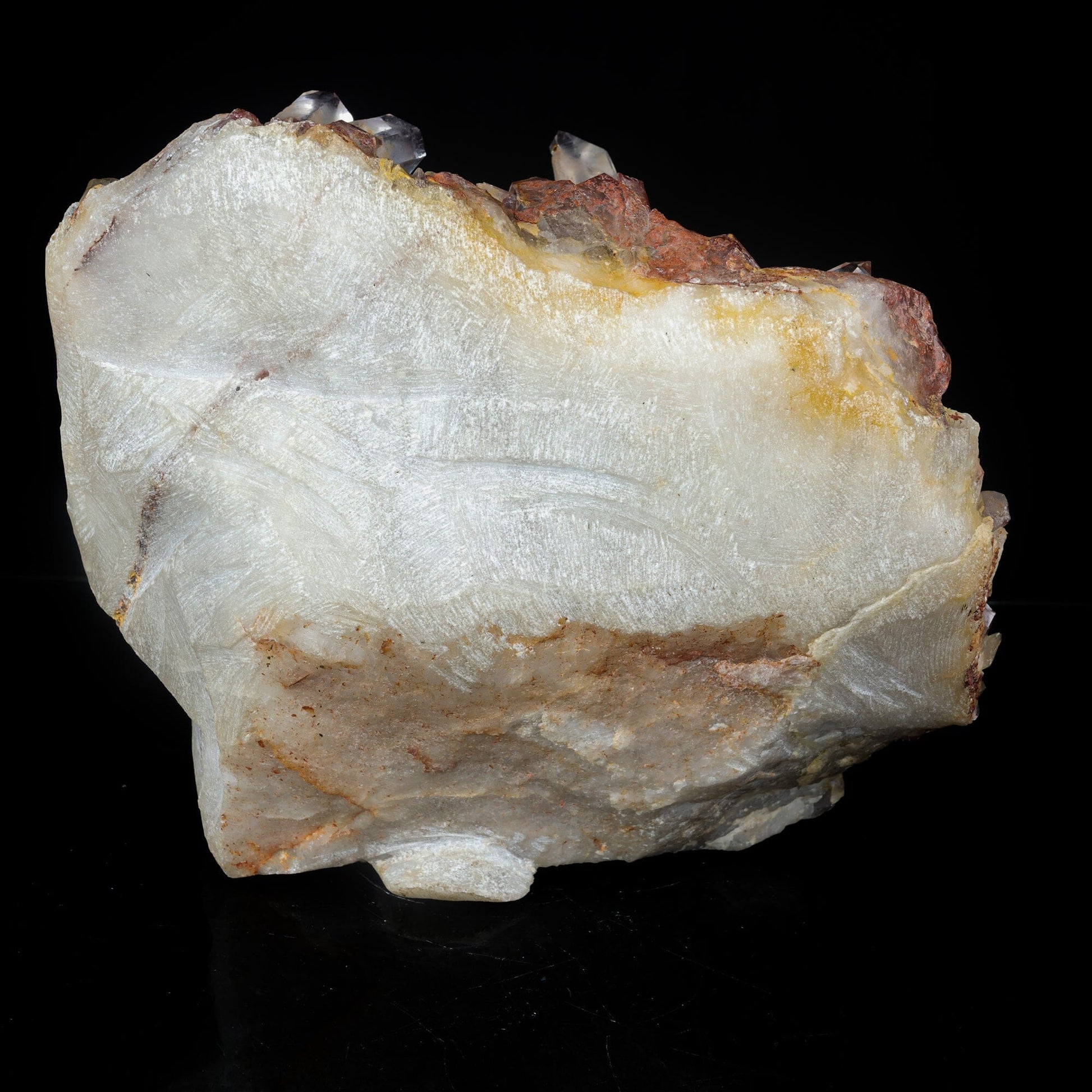 Red Phantom Quartz Cluster Natural Mineral Specimen USA – Thomsonite