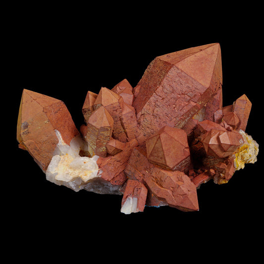 Red Quartz cluster Natural Mineral Specimen – QUARTZ