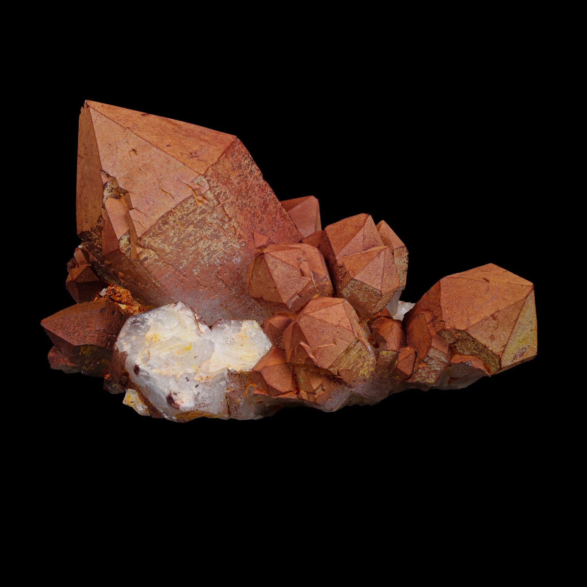 Red Quartz cluster Natural Mineral Specimen – QUARTZ