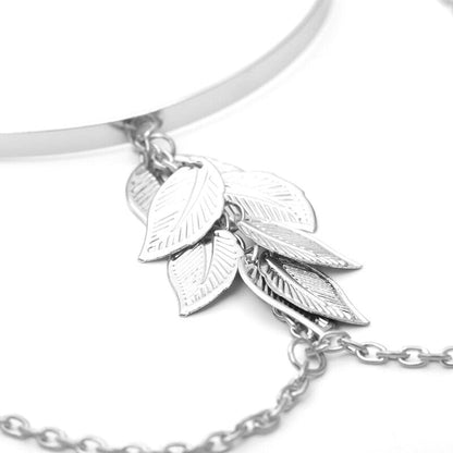 Bohemian Arm Cuff - Adjustable Upper Arm Bracelet – Silver