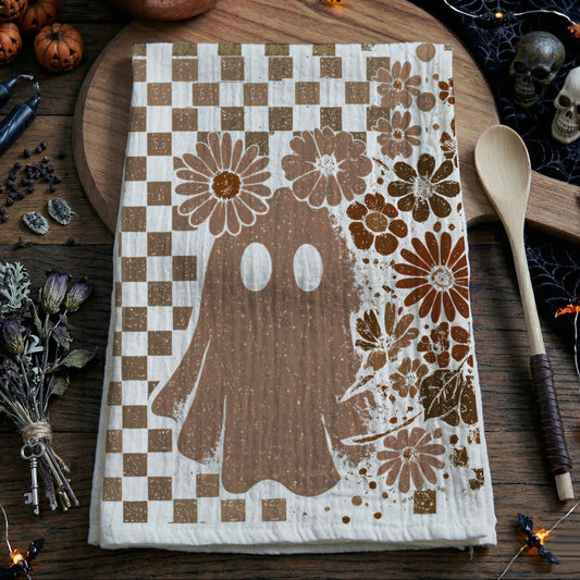 Retro Halloween – Dish Towel