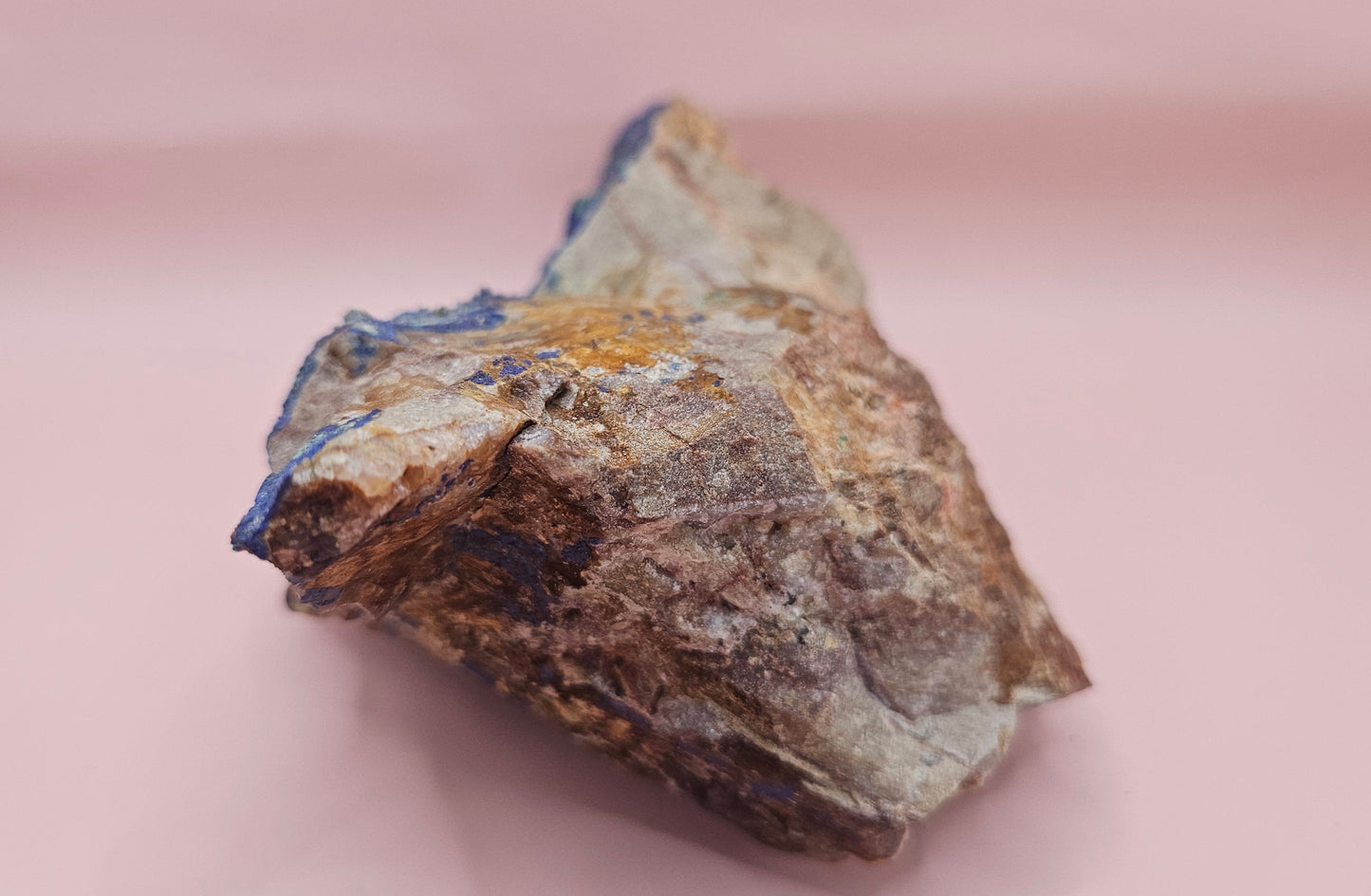 Striking Malachite Azurite Rough Specimen - 1180g | Deep Blue & Vivid Green Copper Mineral –