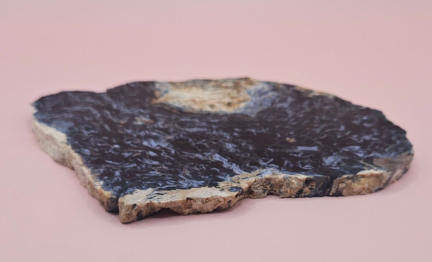 Pietersite Mineral Specimen Slab from Namibia – 5.8x4.2" – 165g