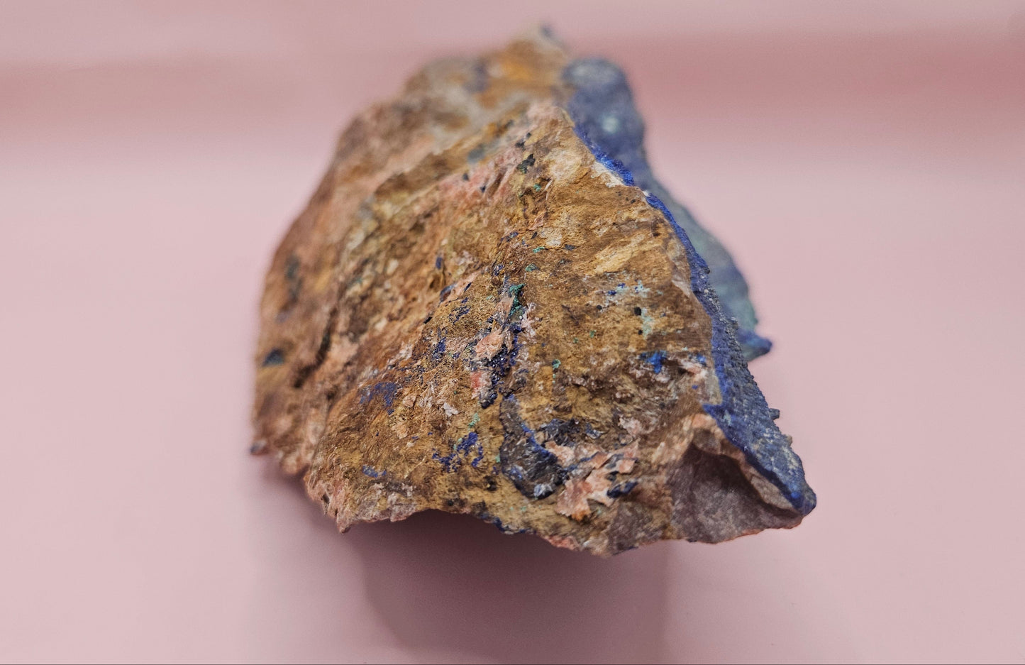 Striking Malachite Azurite Rough Specimen - 1180g | Deep Blue & Vivid Green Copper Mineral –