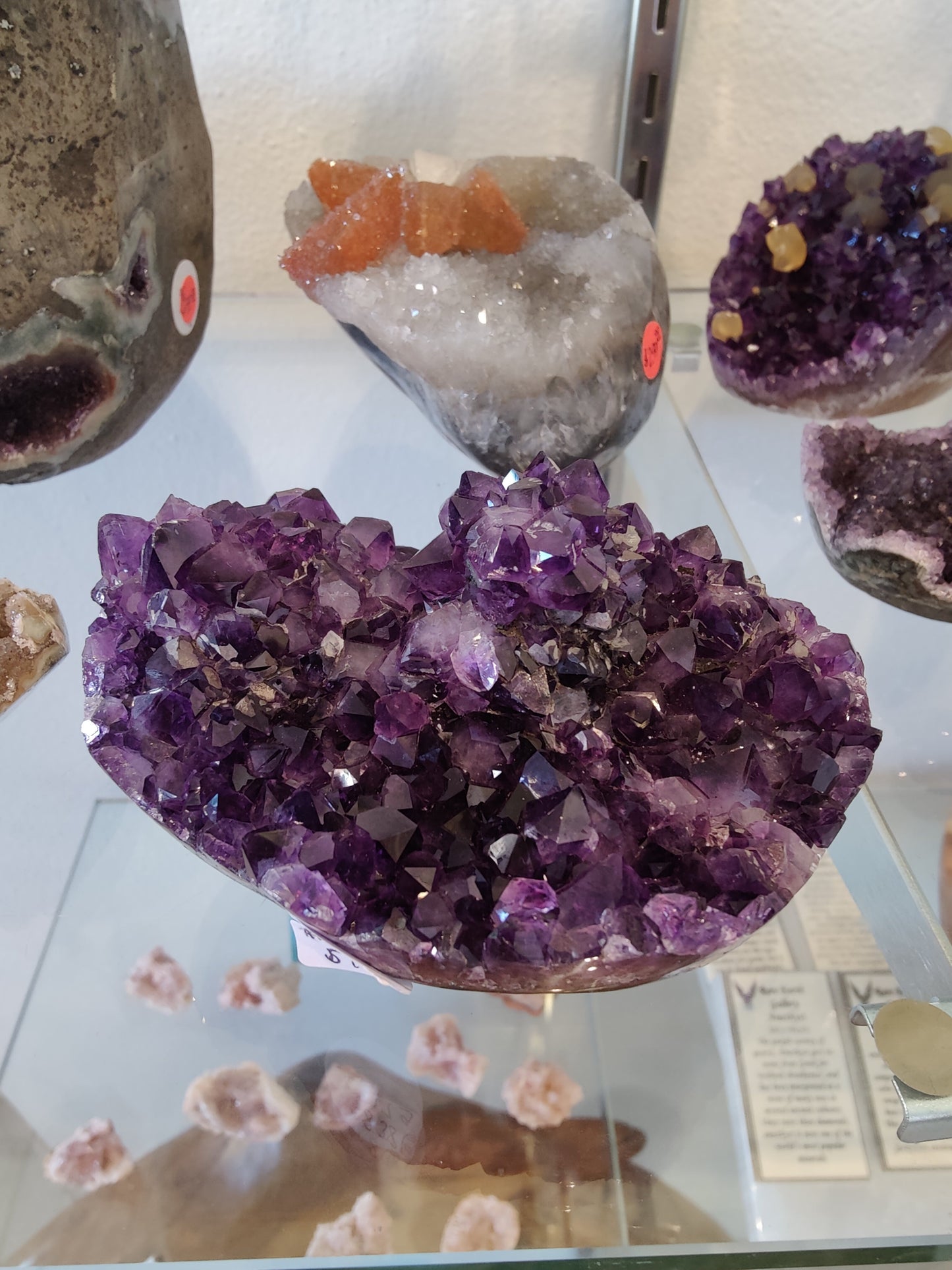 Amethyst with Flower Formation Geode Sculpture – Lapidary