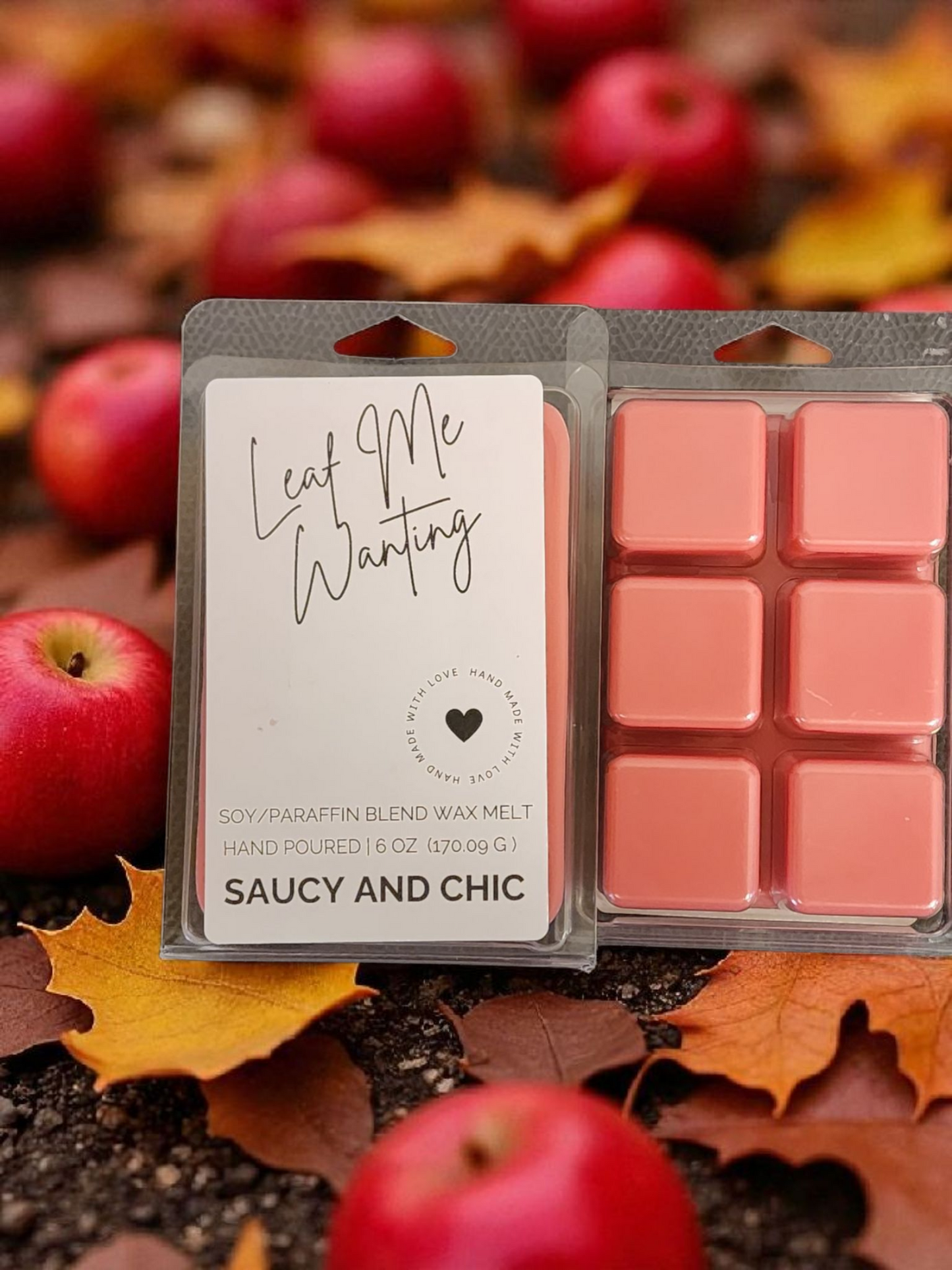 Leaf Me Wanting Wax Melt | Cozy Autumn & Woodsy Home Fragrance
