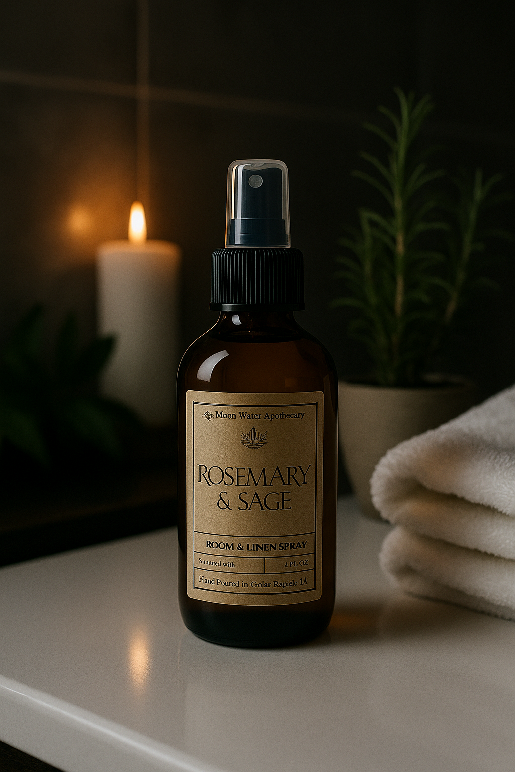 Rosemary + Sage - ROOM & LINEN SPRAY -- by Moon Water Apothecary! –