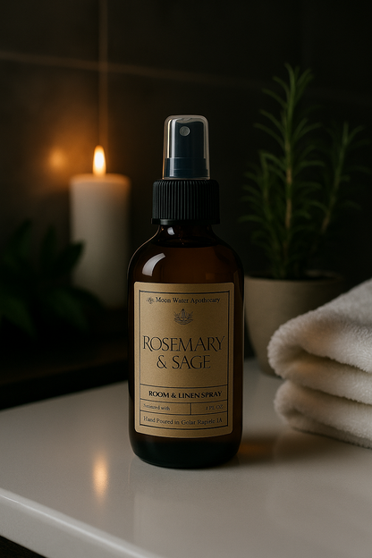 Rosemary + Sage - ROOM & LINEN SPRAY -- by Moon Water Apothecary! –
