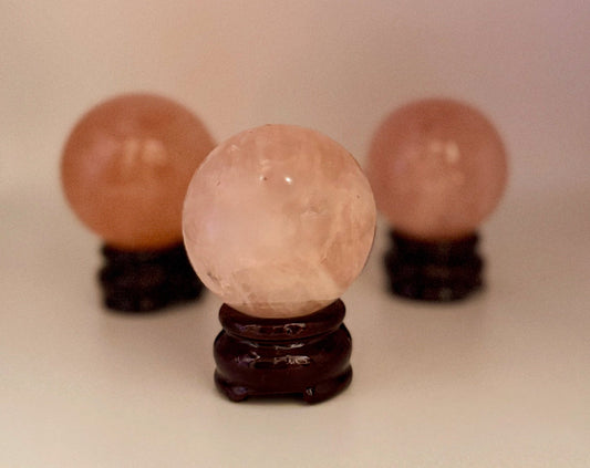 Rose Quartz Sphere – Crystal for Love, Compassion & Emotional Healing