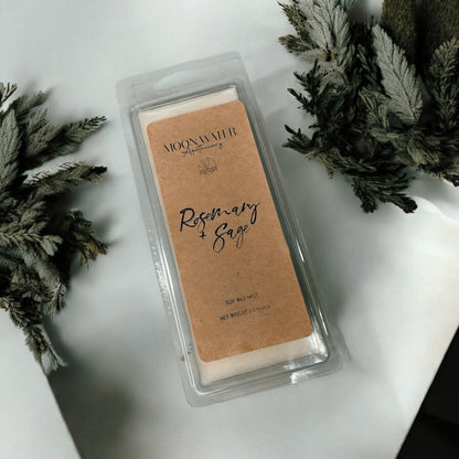 Rosemary + Sage - WAX MELT -- by Moon Water Apothecary! –