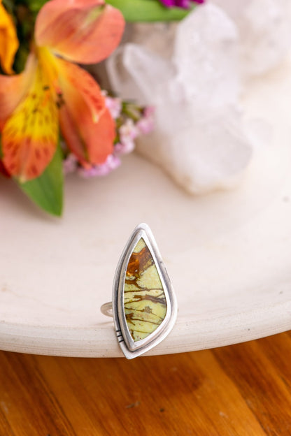 RUMBLING GREEN OPAL RING