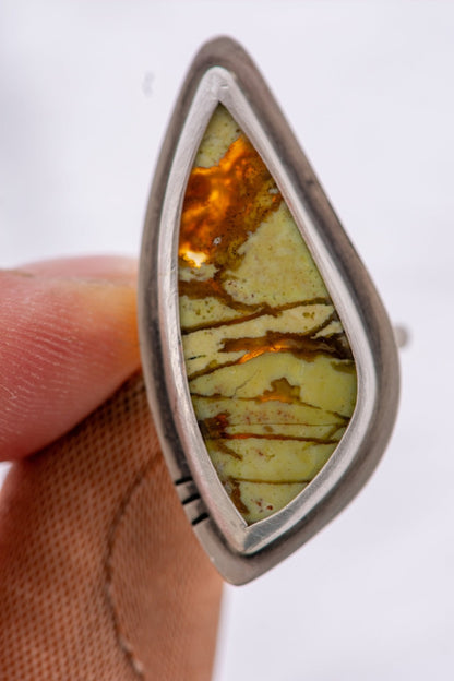 RUMBLING GREEN OPAL RING