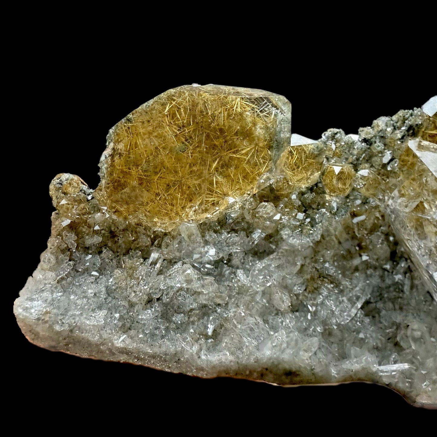 Rutile in Clear Quartz | SELF STANDING | High Quality Mineral | Indian Mineral | Superb Minerals | Fine Mineral | Collectors Piece Item – Rutile