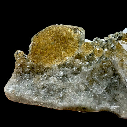 Rutile in Clear Quartz | SELF STANDING | High Quality Mineral | Indian Mineral | Superb Minerals | Fine Mineral | Collectors Piece Item – Rutile