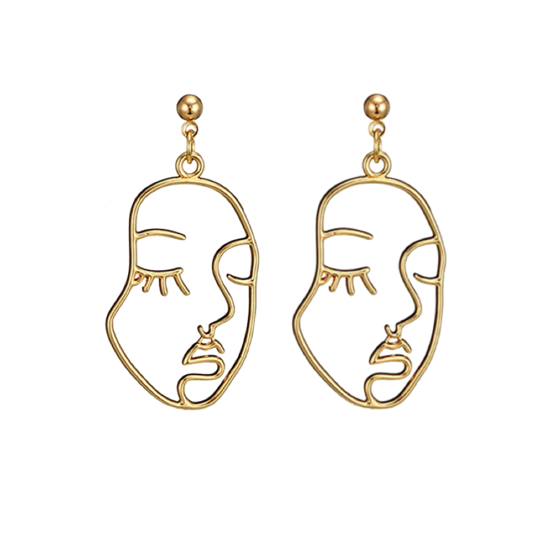 Picasso Face Earrings – Earrings