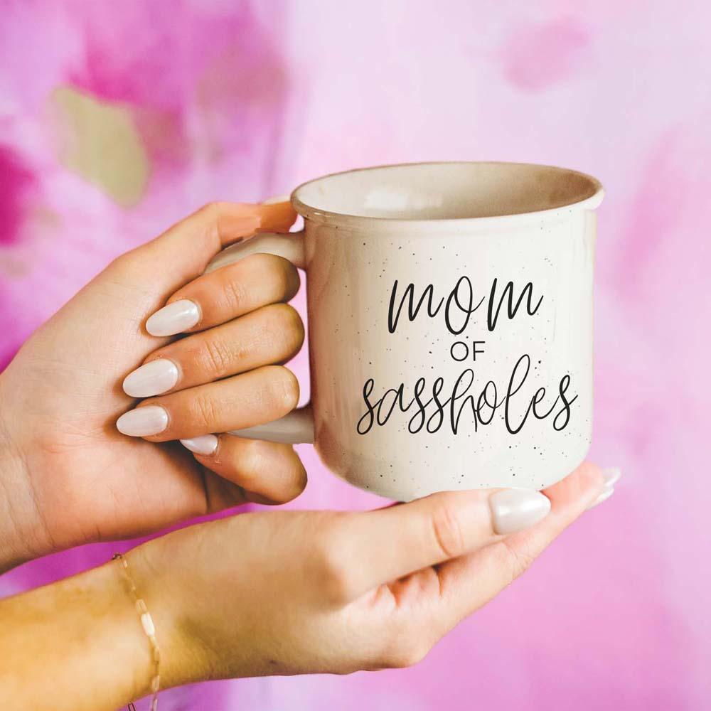 Mom of Sassholes – Coffee Mug,