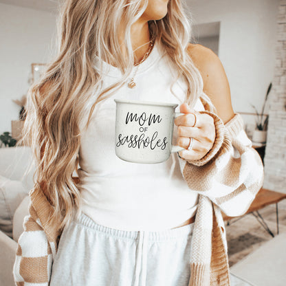 Mom of Sassholes – Coffee Mug,