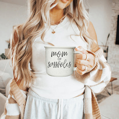 Mom of Sassholes – Coffee Mug,