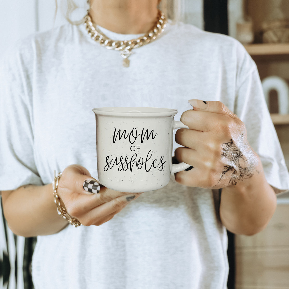 Mom of Sassholes – Coffee Mug,