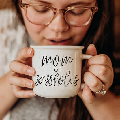 Mom of Sassholes – Coffee Mug,