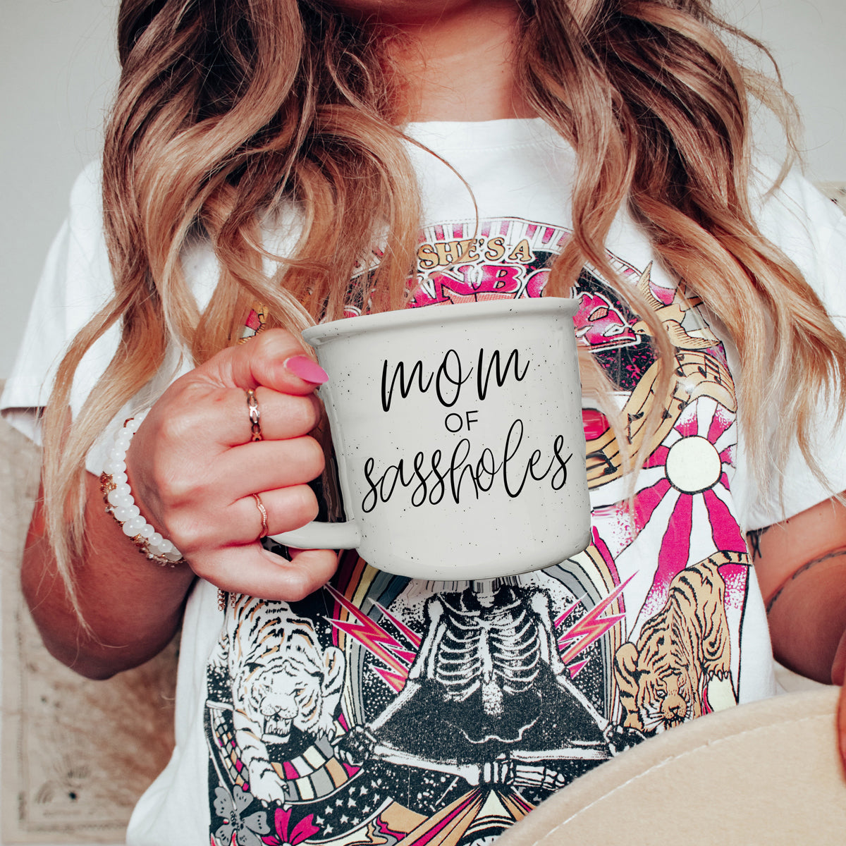 Mom of Sassholes – Coffee Mug,