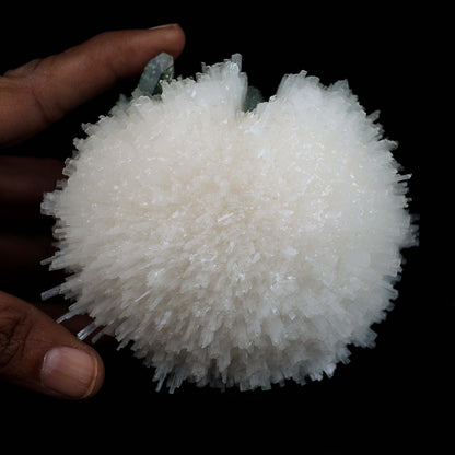 Scolecite Ball with Green Apophyllite Natural Mineral Specimen  # B 4526