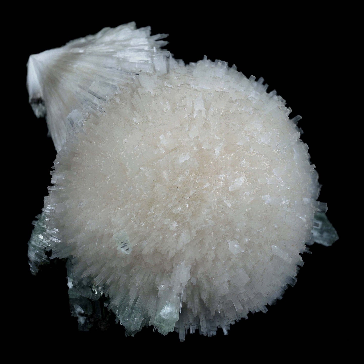 Scolecite Galssy Spehere with Apophyllite Natural Mineral Specimen # B 4609 – Scolecite