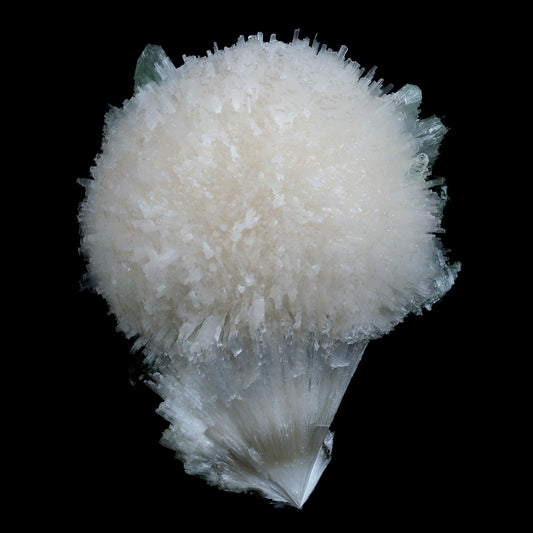 Scolecite Galssy Spehere with Apophyllite Natural Mineral Specimen # B 4609 – Scolecite