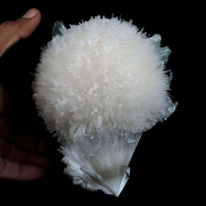 Scolecite Galssy Spehere with Apophyllite Natural Mineral Specimen # B 4609 – Scolecite