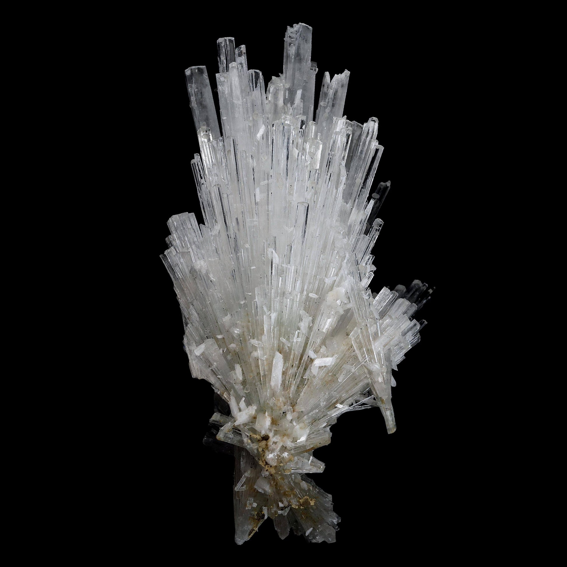 Scolecite Glassy Spray Natural Mineral Specimen # B 4608 – Scolecite
