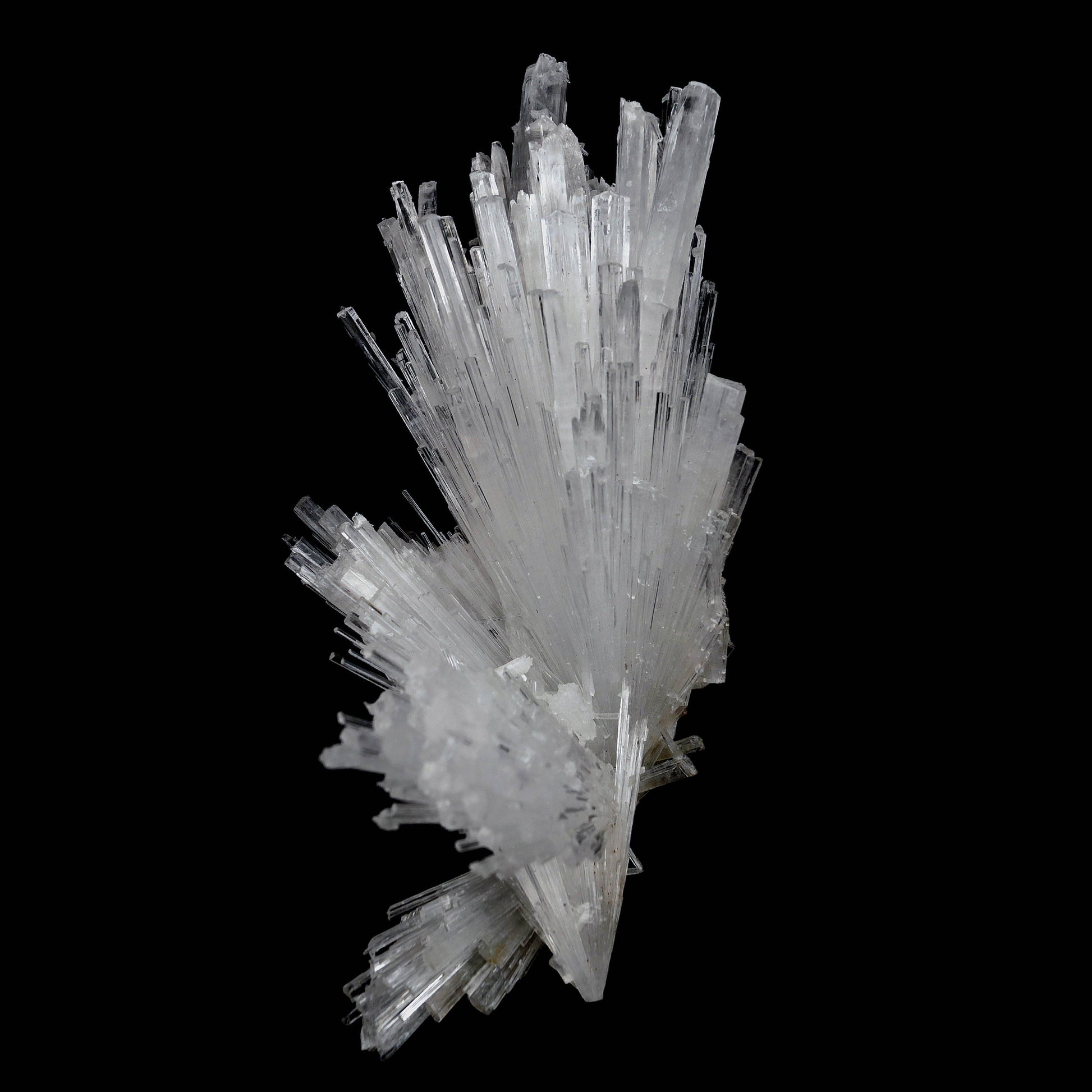 Scolecite Glassy Spray Natural Mineral Specimen # B 4608 – Scolecite