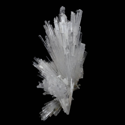 Scolecite Glassy Spray Natural Mineral Specimen # B 4608 – Scolecite