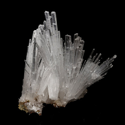Scolecite Intergrown Sprays on Stilbite Natural Mineral Specimen – Scolecite