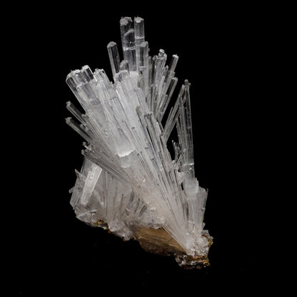 Scolecite Intergrown Sprays on Stilbite Natural Mineral Specimen – Scolecite